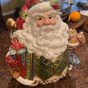 St Nick Christmas cookie jar